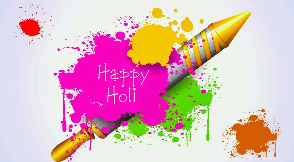 Happy Holi Color Splash HD Wallpapers