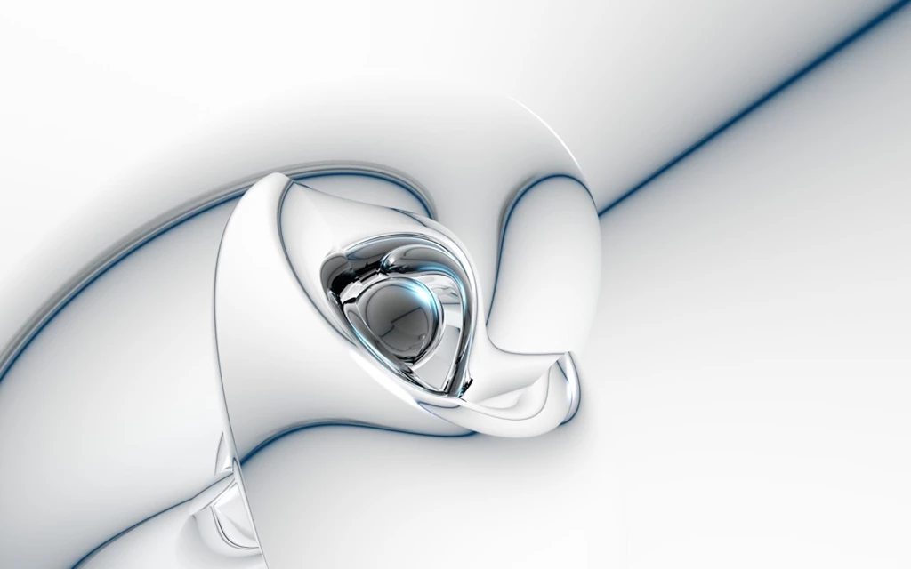 White Chrome 3d Abstract HD Wallpapers High Definition Wallpapers
