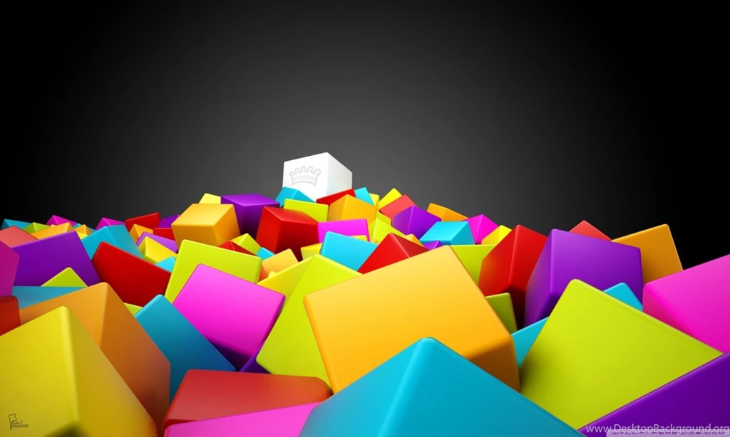 Colorful Cubes HD Desktop Wallpapers : Widescreen : High Definition ...