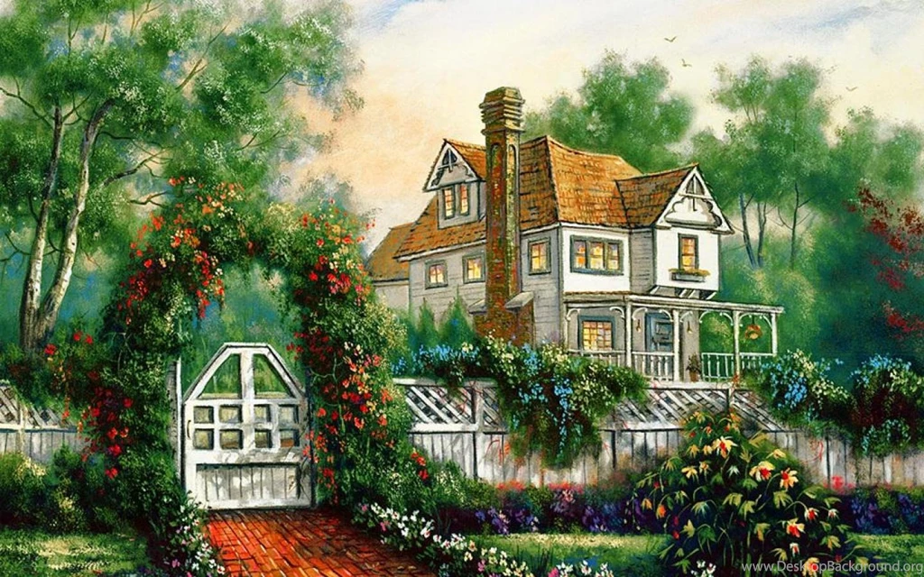 DREAMY HOUSE WALLPAPER (