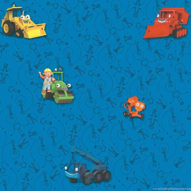 Blue Green Bt2805 Bob The Builder Wallpapers By York