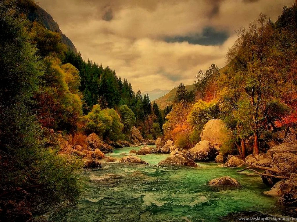 Amazing Mountain River HD Wallpapers Zibrato