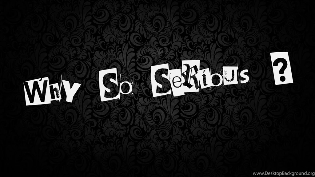 Download Wallpapers 1920x1080 Why So Serious, Inscription ...