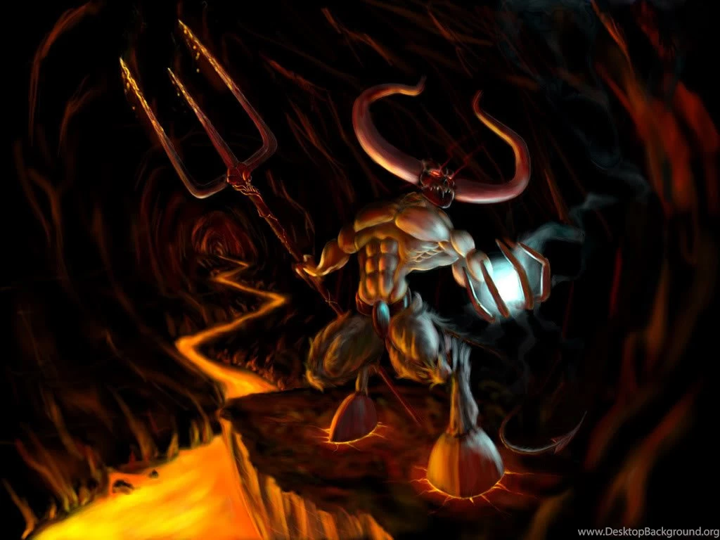 Wallpapers Demonic Skeleton Rock Demon With 1024x768