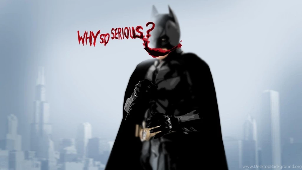 Batman Typography The Dark Knight Why So Serious? Wallpapers