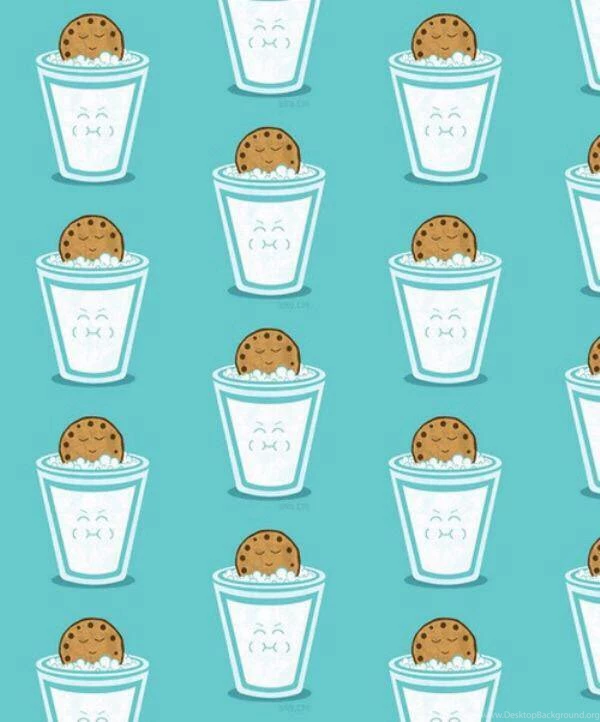 Blue, Cookie, Cute, Food, Laugh, Love, Milk, Smile, Wallpapers ...