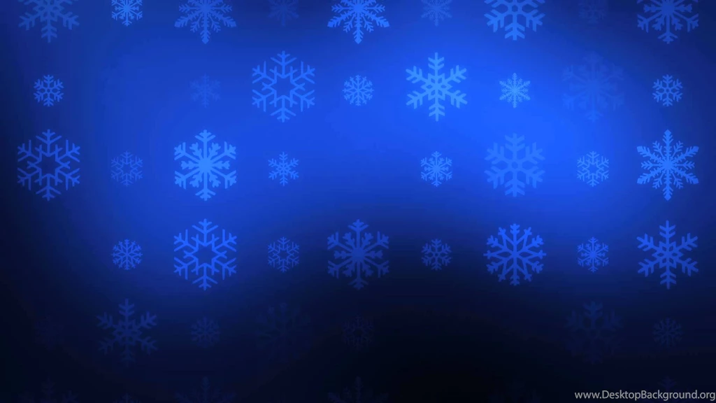 Falling Snowflakes On Blue HD Video Backgrounds Loop YouTube