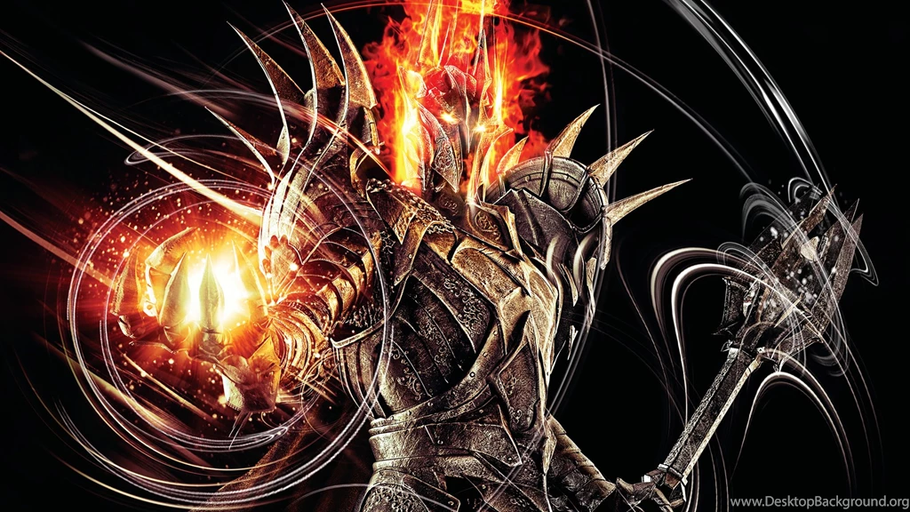 Lord Of The Rings Warrior Magic Sauron Armor Helmet Games Lotr D ...