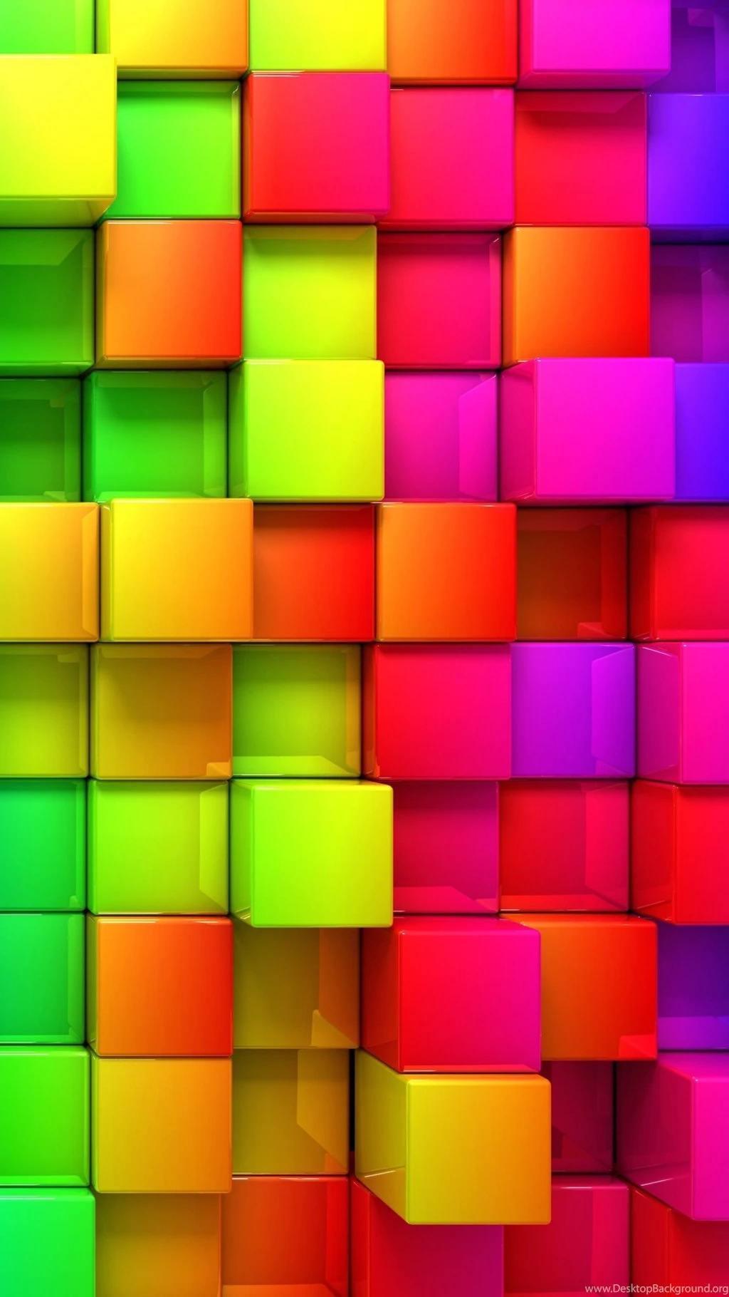 Download Cubic Rainbow HD Wallpapers For Galaxy S4   HDwallpapers.net