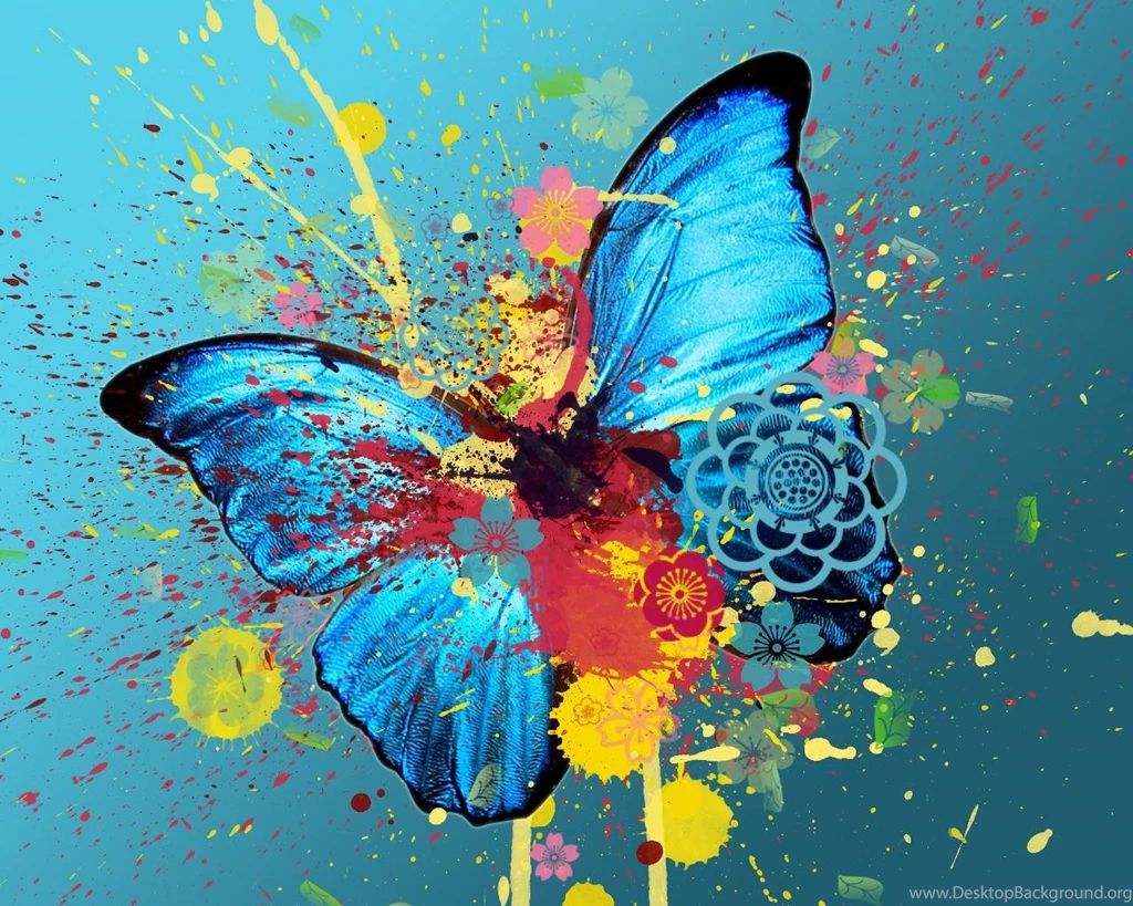 Best Butterfly Paint Colorful Wallpapers For An