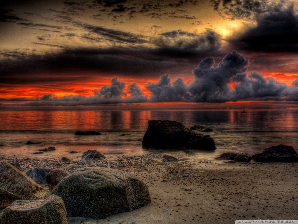 Dramatic Breathtaking Sunset HD Desktop Wallpapers : High ...