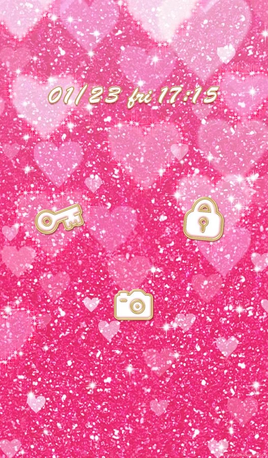 Cute Wallpaper★Pink Glitter APK By Homee From Yahoo! JAPAN Details