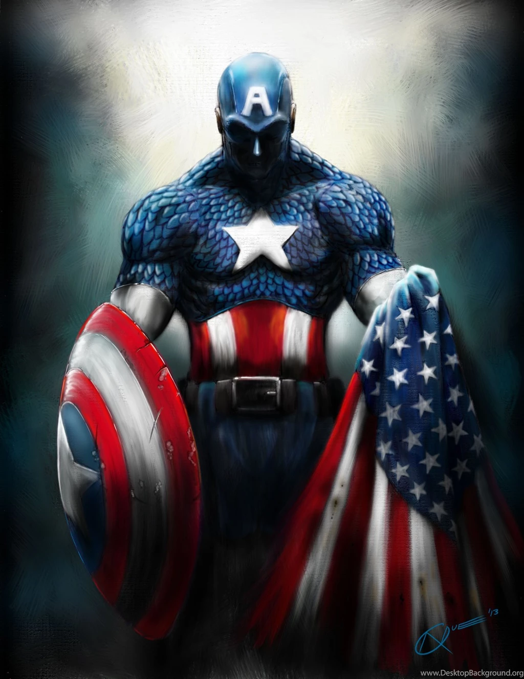 Captain America Desktop Hd Wallpapers Desktop Background