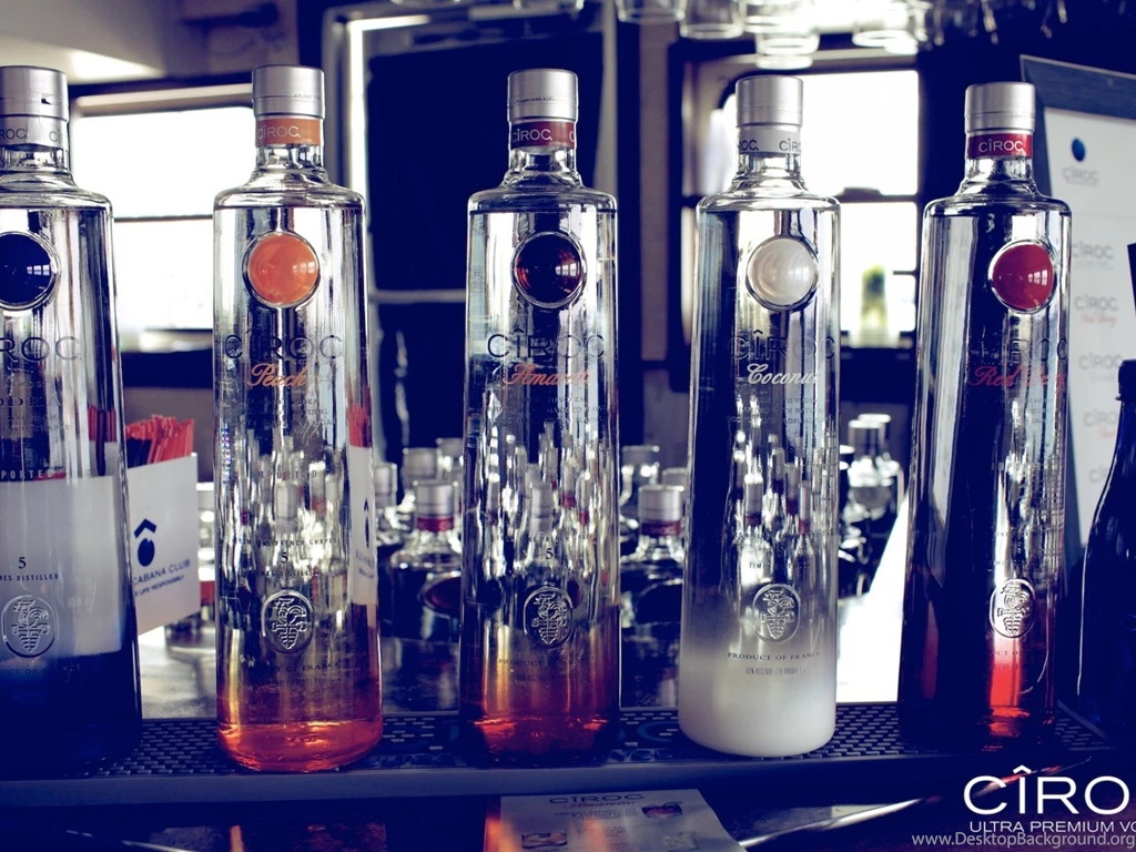 Wallpaper: Food, Drinks, Ciroc, Vodka, Bottles, Workshop ...