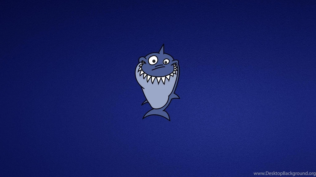 Funny Shark Cartoon Wallpapers Wide Desktop Ima