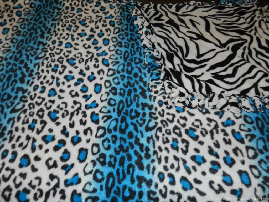 Pink Cheetah Fleece W Hot Pink Solid Fleece Tie By Gmalib327