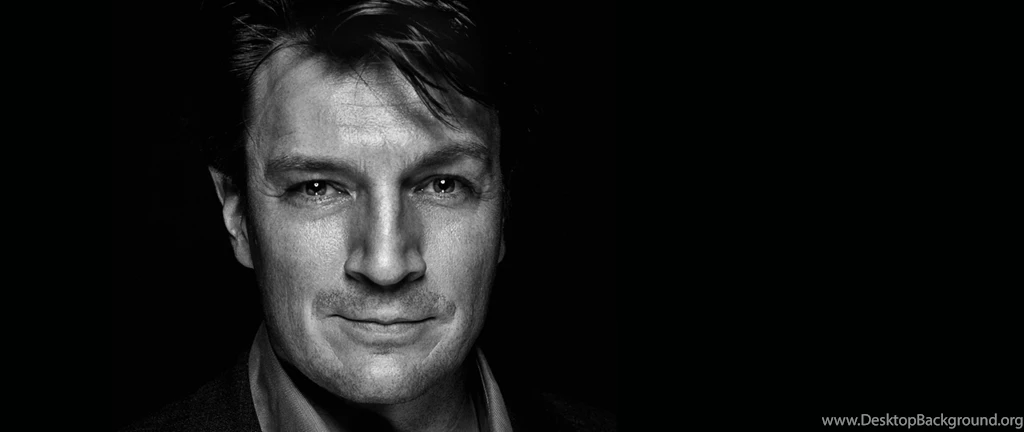 Download Wallpapers 2560x1080 Nathan Fillion, Brunette, Face ...