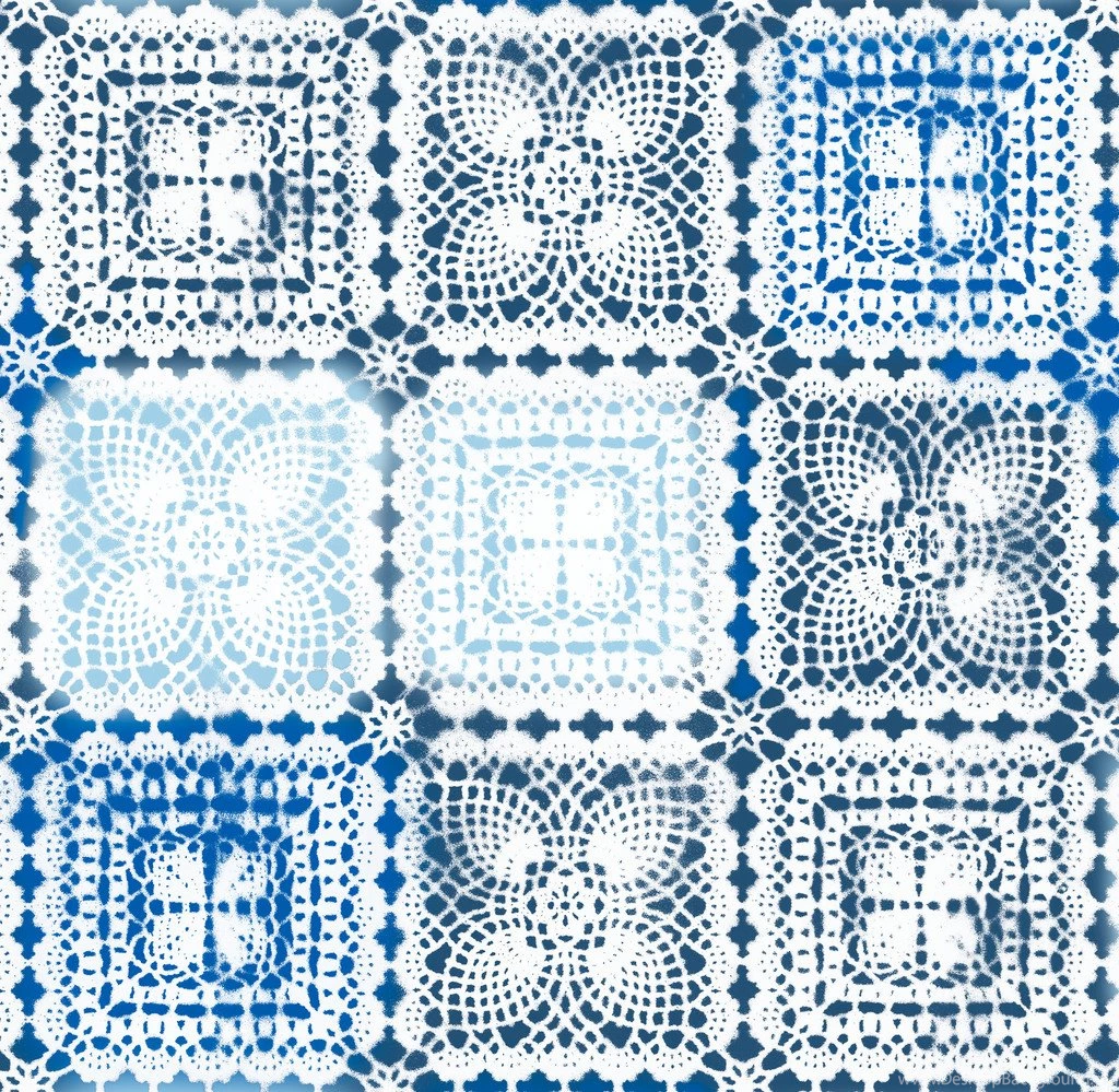 Patchwork Wallpapers Indigo Cobalt Multi – House Of Six