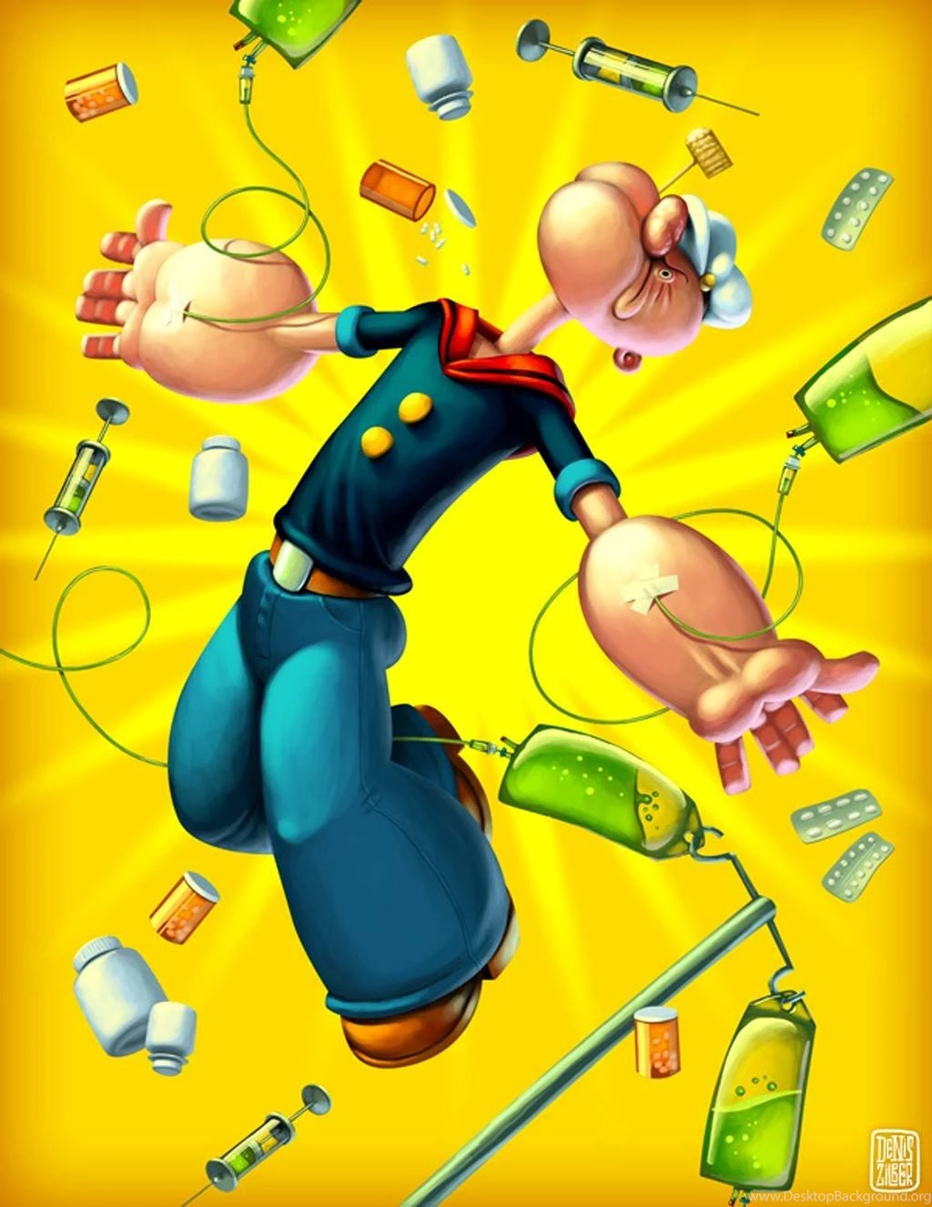 Funny Popeye 1500×750 Wallpapers 619633