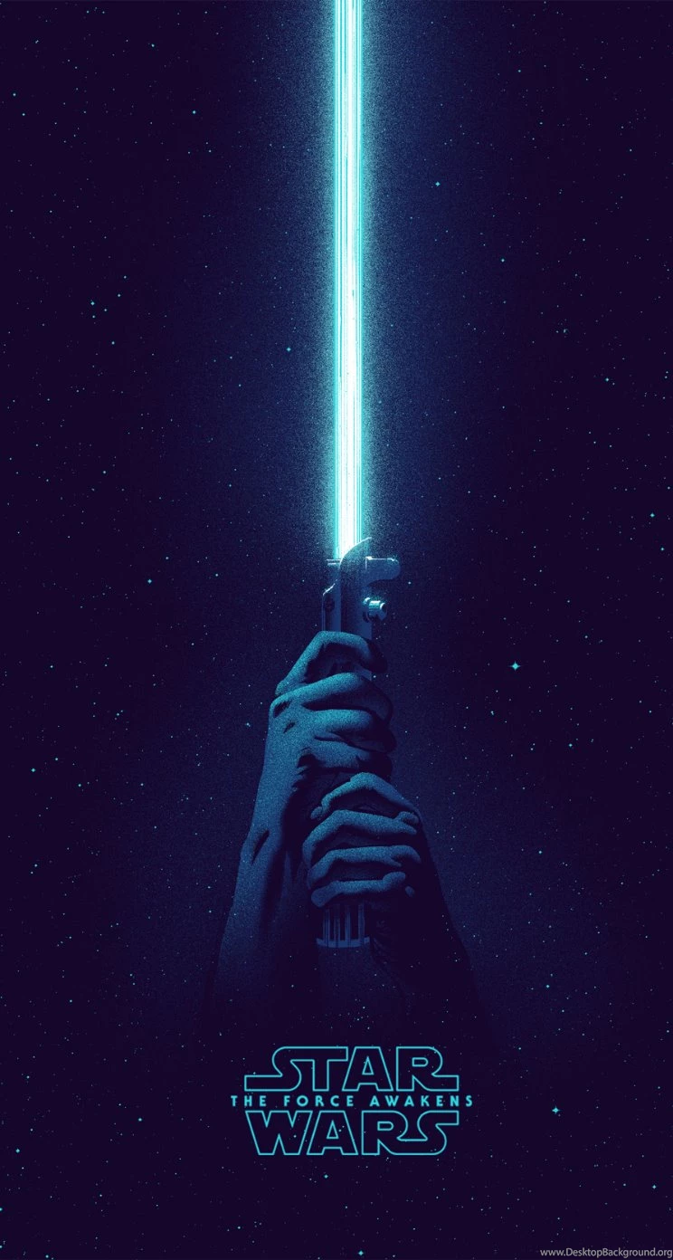 Star Wars Light Saber iPhone 5 Parallax Wallpapers (744x1392)