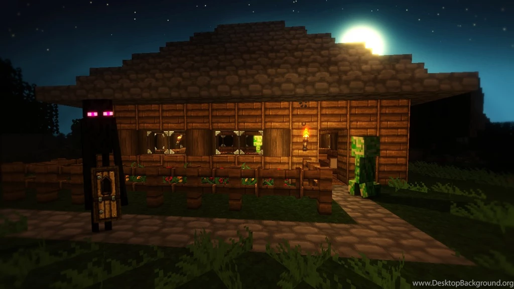 Minecraft House HD Wallpapers Download