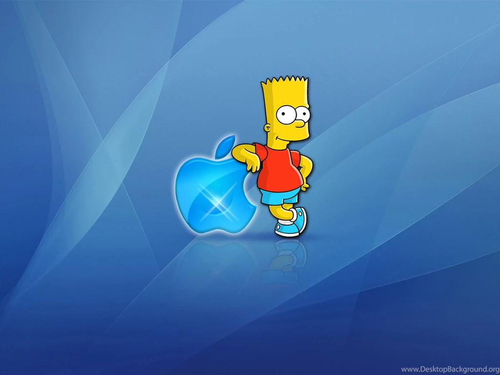 Widescreen simpsons_wallpaper_apple