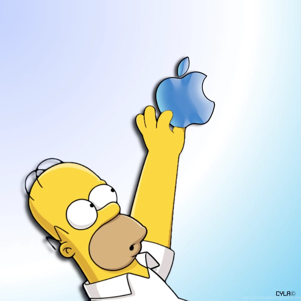 Simone Morana Cyla Blog: NAKED HOMER Wallpapers For IPad.
