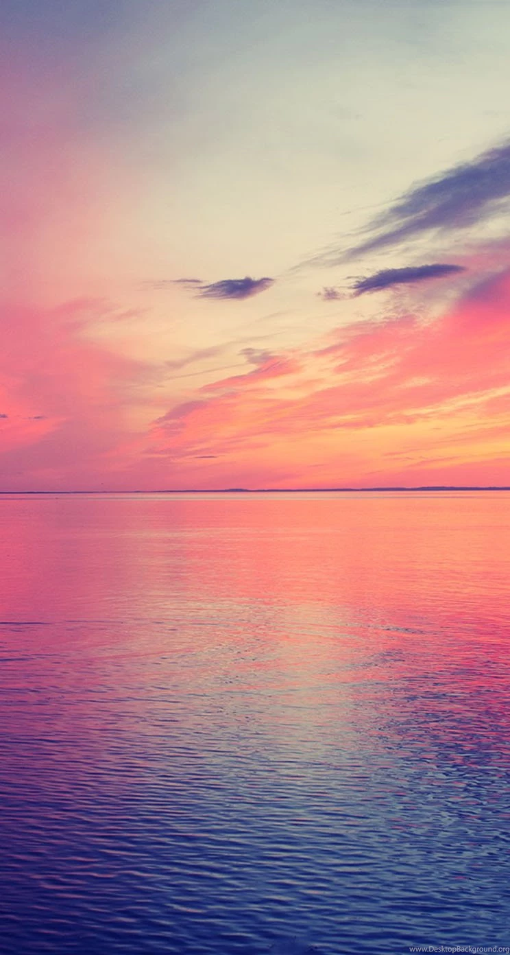 Beautiful Sea Horizon Sunset The iPhone Wallpapers