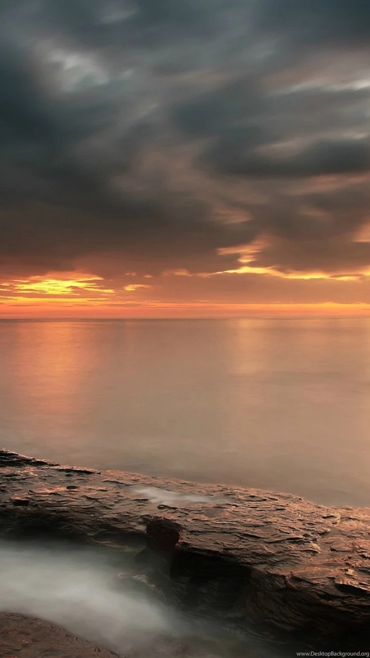 Beautiful Evening Sunset At Sea iPhone 6 Wallpapers, iPhone 6 ...