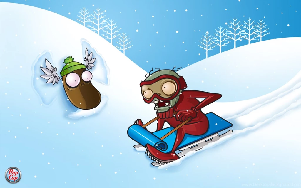 Plants Vs. Zombies Holiday Wallpapers Are Great