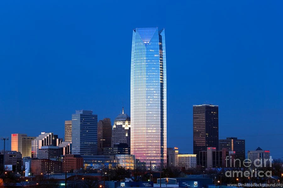 Oklahoma City Future Skyline   Wallpaper.