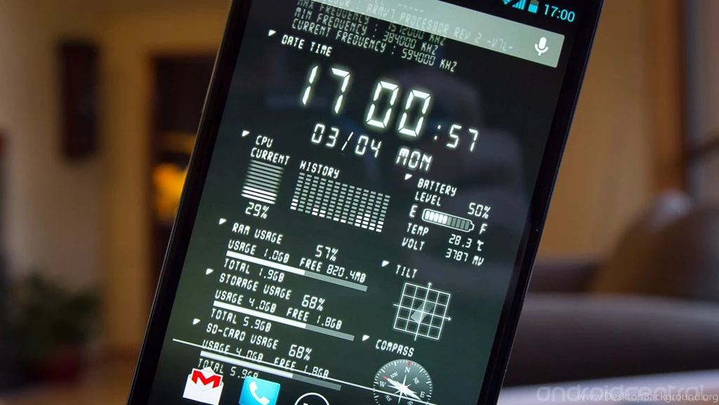 Device Info Live Wallpaper: System Information Right On Your ...