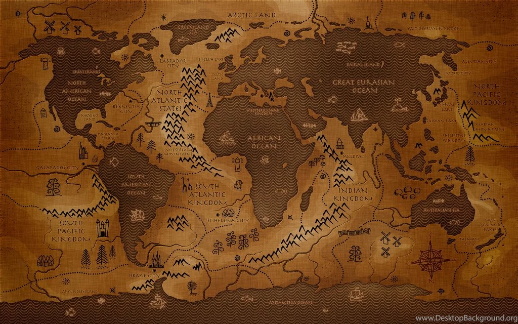 Map Of Dreamland Wallpapers