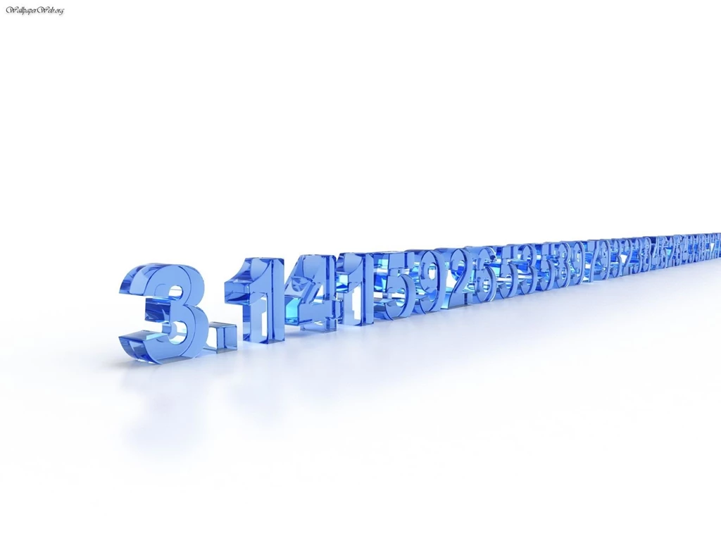 3 Dimensional: 3D Pi Number, Desktop Wallpapers Nr. 28850