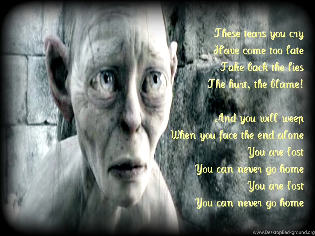 Middle Earth And Beyond Wallpapers: Gollum
