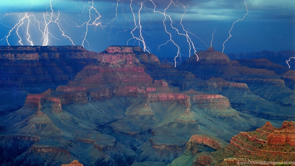 Download Backgrounds The Gathering Storm, Grand Canyon National ...