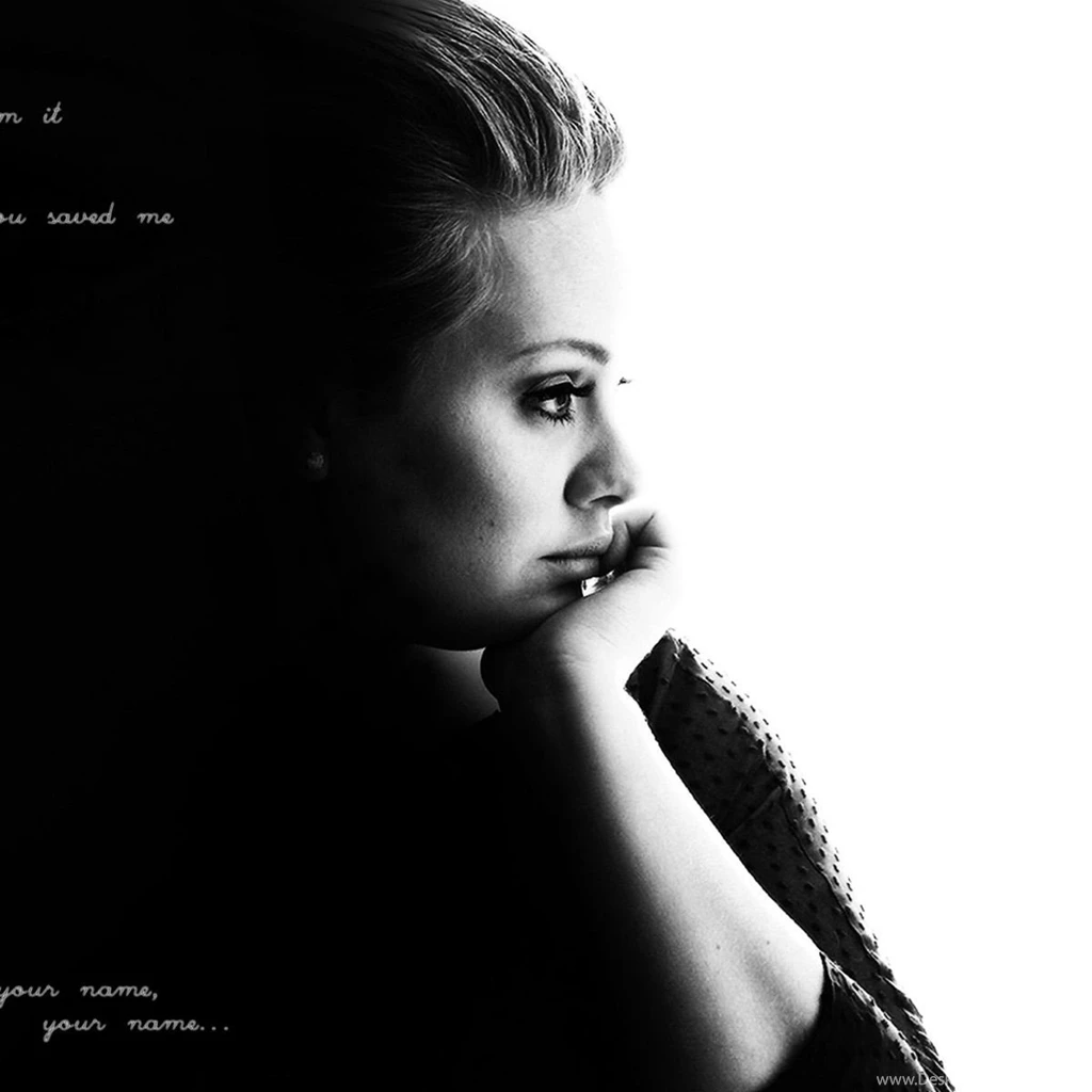 Download Wallpapers 2048x2048 Adele, Girl, Lyrics, Poems, Thoughts ...