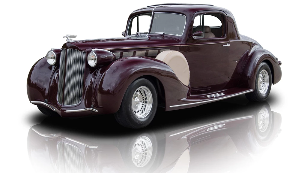 1938 Burgundy Packard One Twenty HD Desktop Wallpapers : Widescreen ...