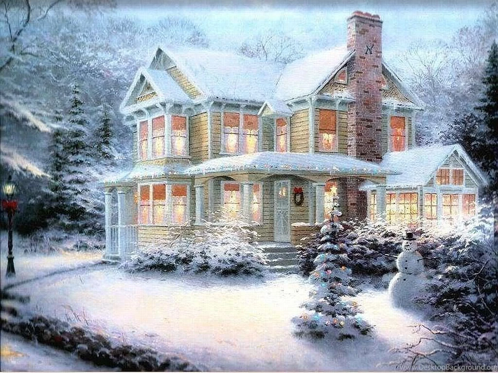 Thomas Kinkade Christmas Wallpapers 2015   Grasscloth Wallpapers