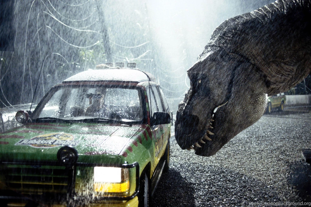 JURASSIC PARK Adventure Sci fi Fantasy Dinosaur Movie Film Rain ...