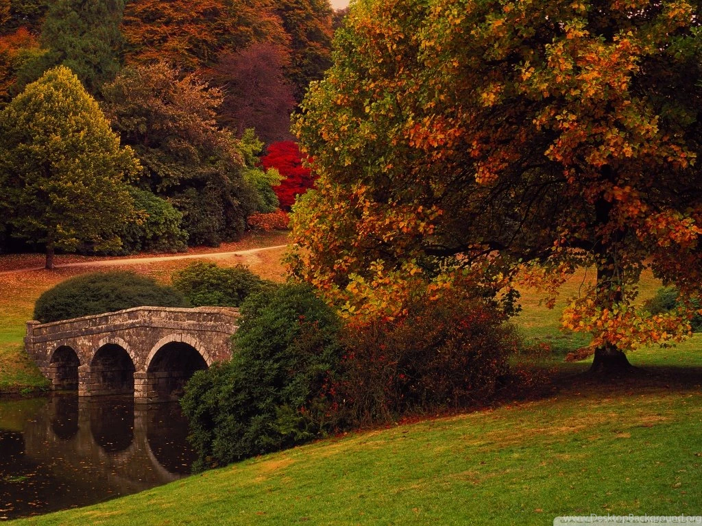 Bridge, Stourhead, Wiltshire, United Kingdom HD Desktop Wallpapers ...