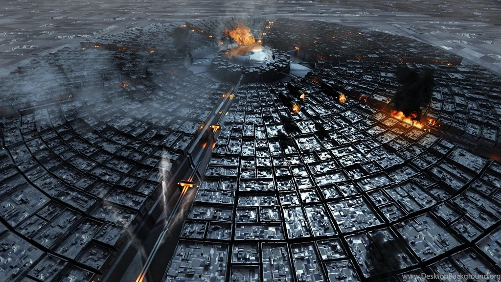 Futuristic Black Megastructure Wallpapers