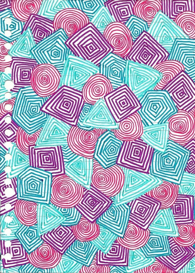 Pink Purple Blue Turquoise Yay By Plasticzebra On DeviantArt