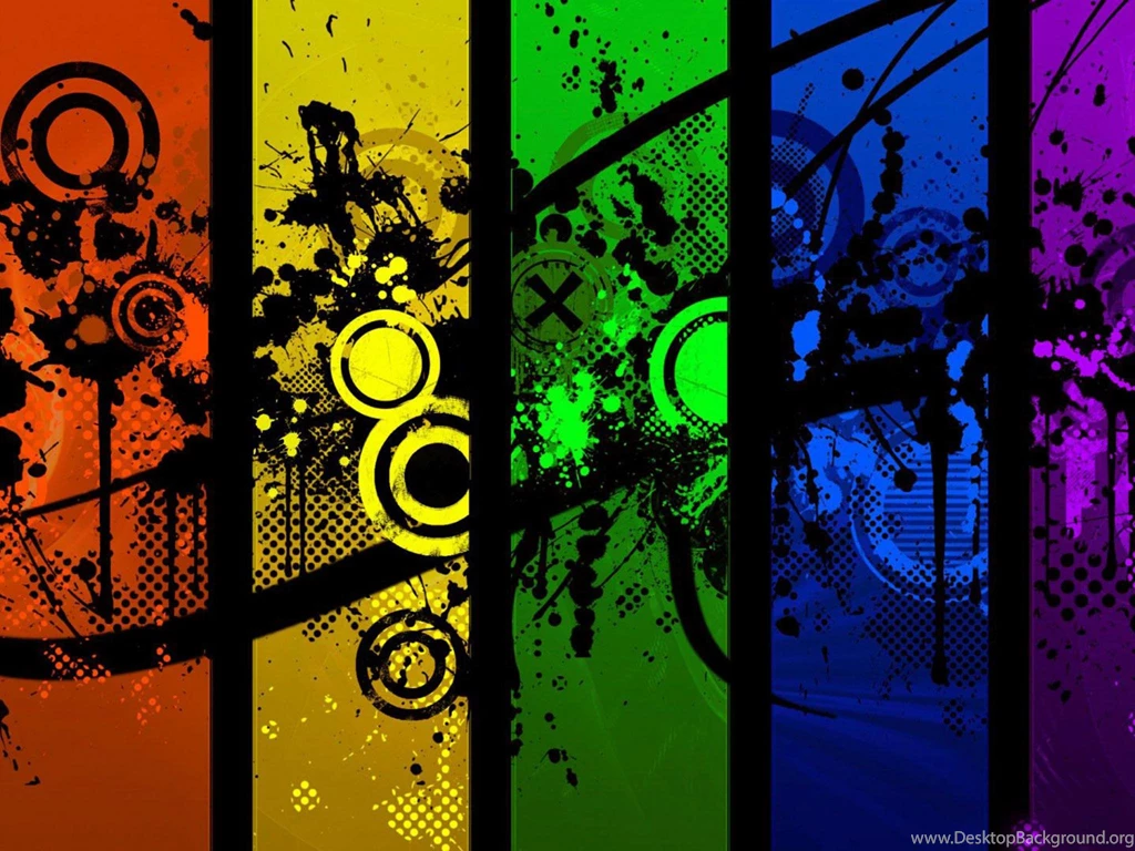 Colorful Stripes Wallpapers Wallsus.com