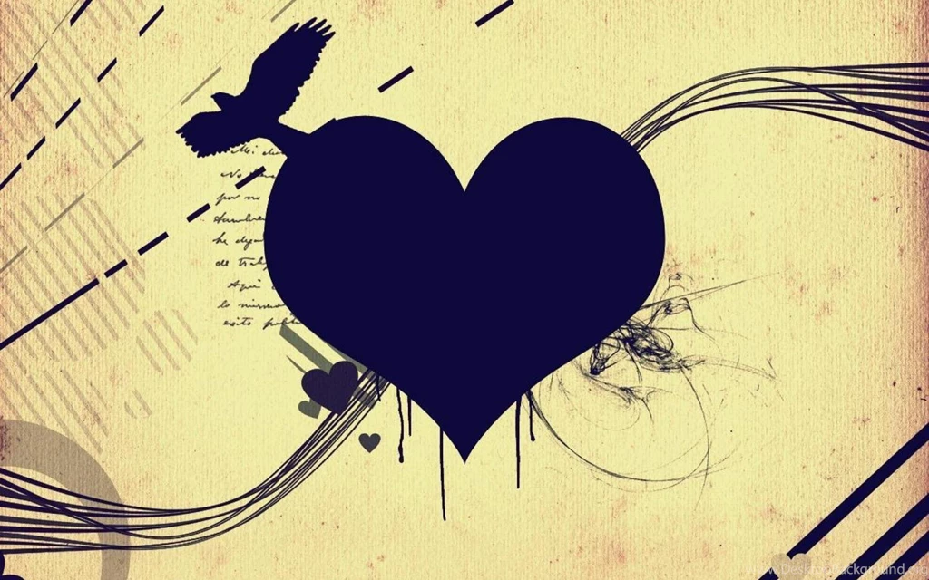 Black Heart Art Wallpapers (