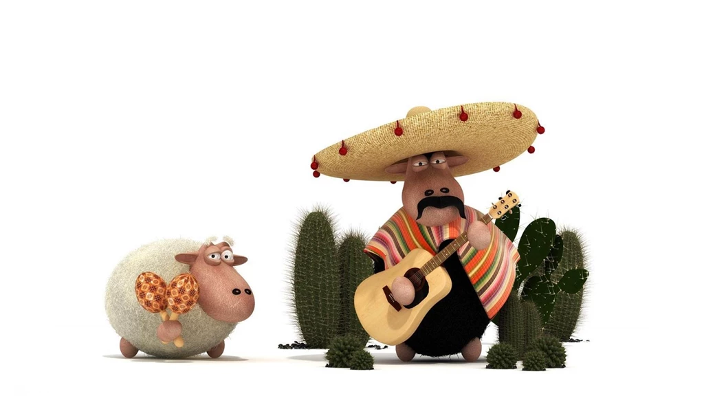 MEXICAN LAMBS WALLPAPER (