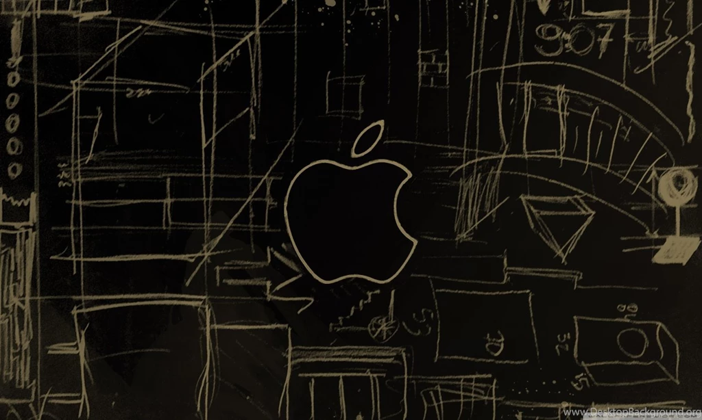 Apple Logo Sketch HD Desktop Wallpapers : High Definition ...