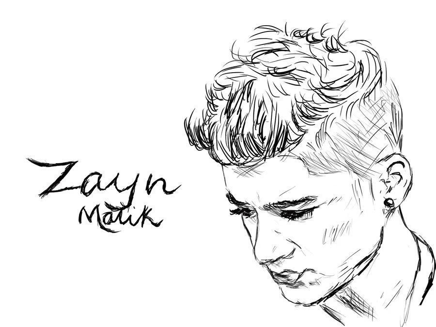DeviantArt: More Like Zayn Malik Sketch Wallpapers By Lavenderflower23