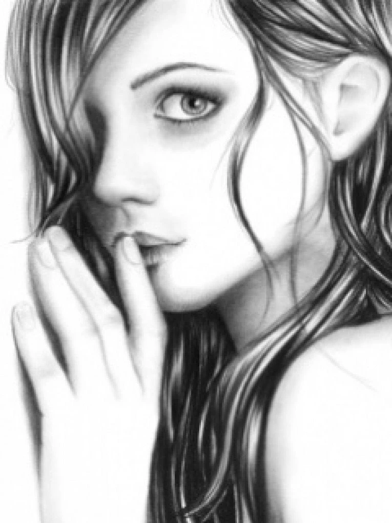 Awesome Girl Sketch Wallpapers