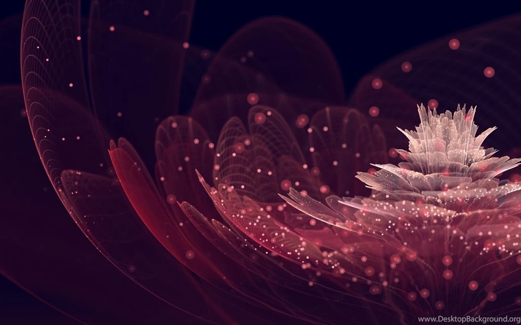 Wallpapers Abstract Flowers Sparkly Pink 1920x1200